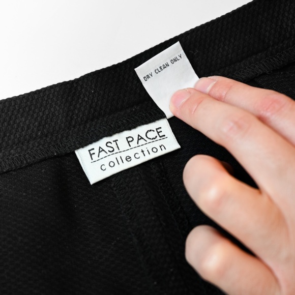 100% Cotton retro cigarette pants - high waist black 50s style capris - Picture 14 of 16